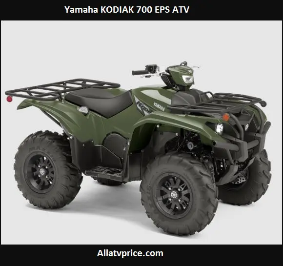 Yamaha KODIAK 700 EPS Price, Top Speed, Reviews Specs